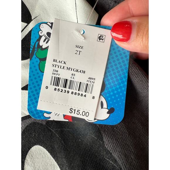 Disney Mickey Baby Gray Co Shorts Set Size 2T - Picture 5 of 7